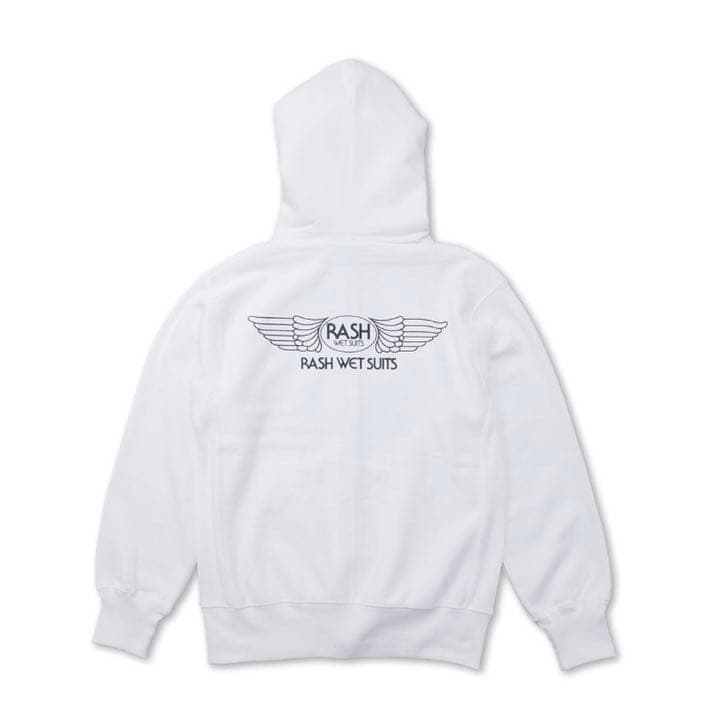 新品、2022 RASH 羽バックフルジップパーカー