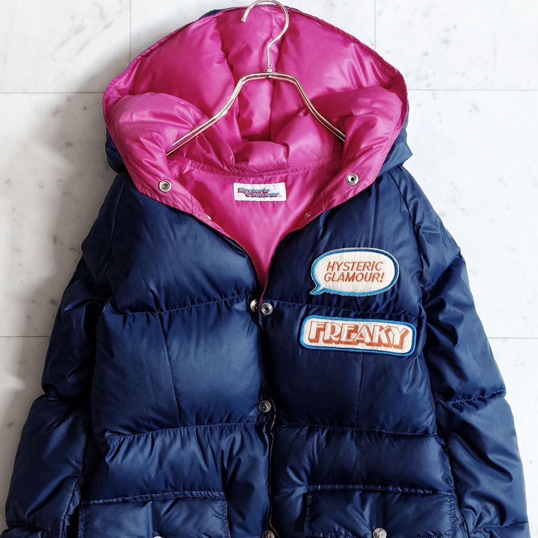 美品✨ヒステリックグラマー HYSTERIC ワッペン付 ロングダウンコート