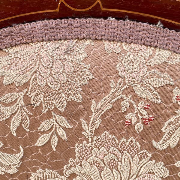 イギリスアンティーク　アームチェア　ロココ調　クラシック　象嵌　ダイニング