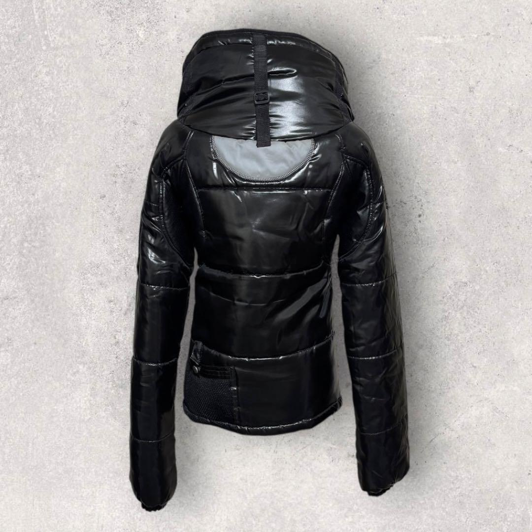 00s Y2K 平成 puff jacket bono black 短丈