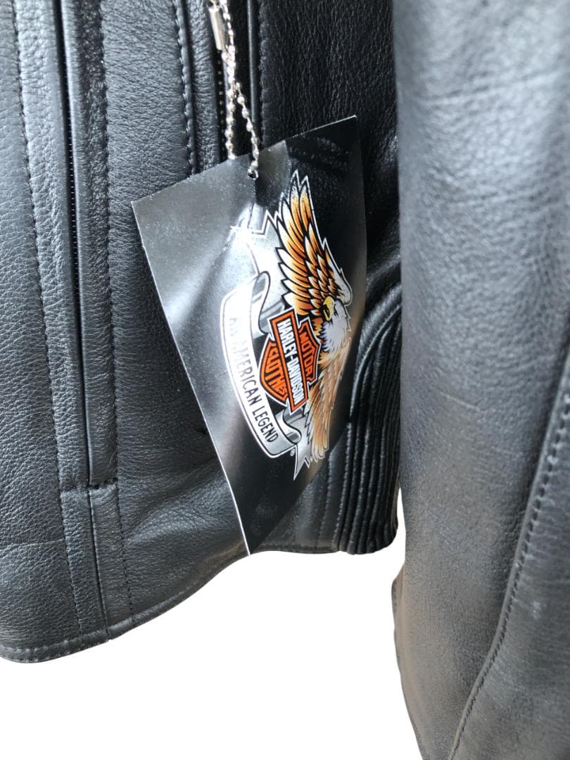新品 Harley-Davidson フード付きライダースレザージャケット XL