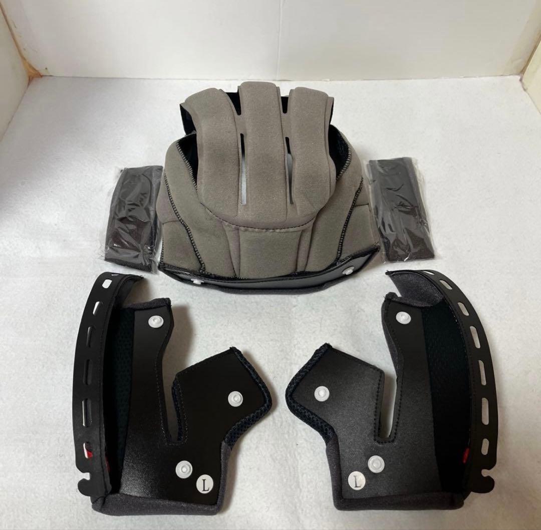 shoei gt-air 新品　Lサイズ　内装パットセット　チークパットなど