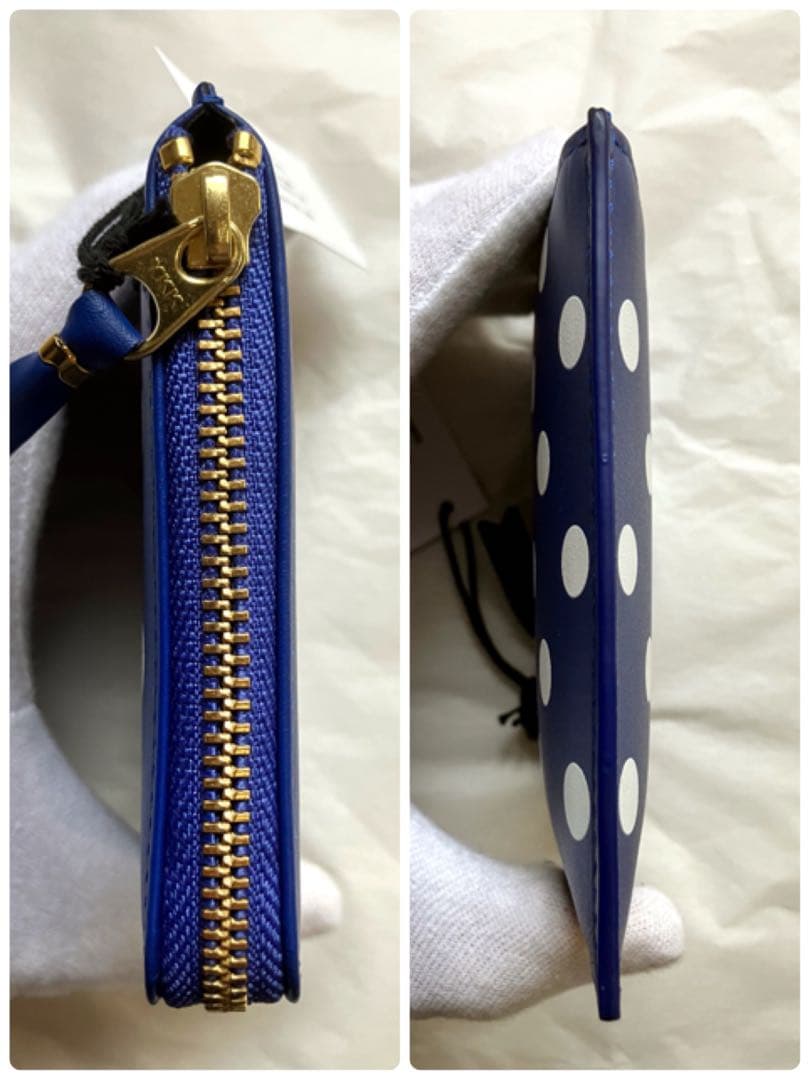 【新品未使用】【COMME de GARCONS】L字ケース　NAVY