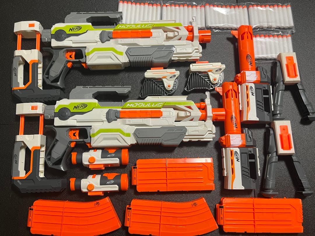 ナーフ モジュラス ECS-10 +追加パーツ 2個セット オレンジトリガー