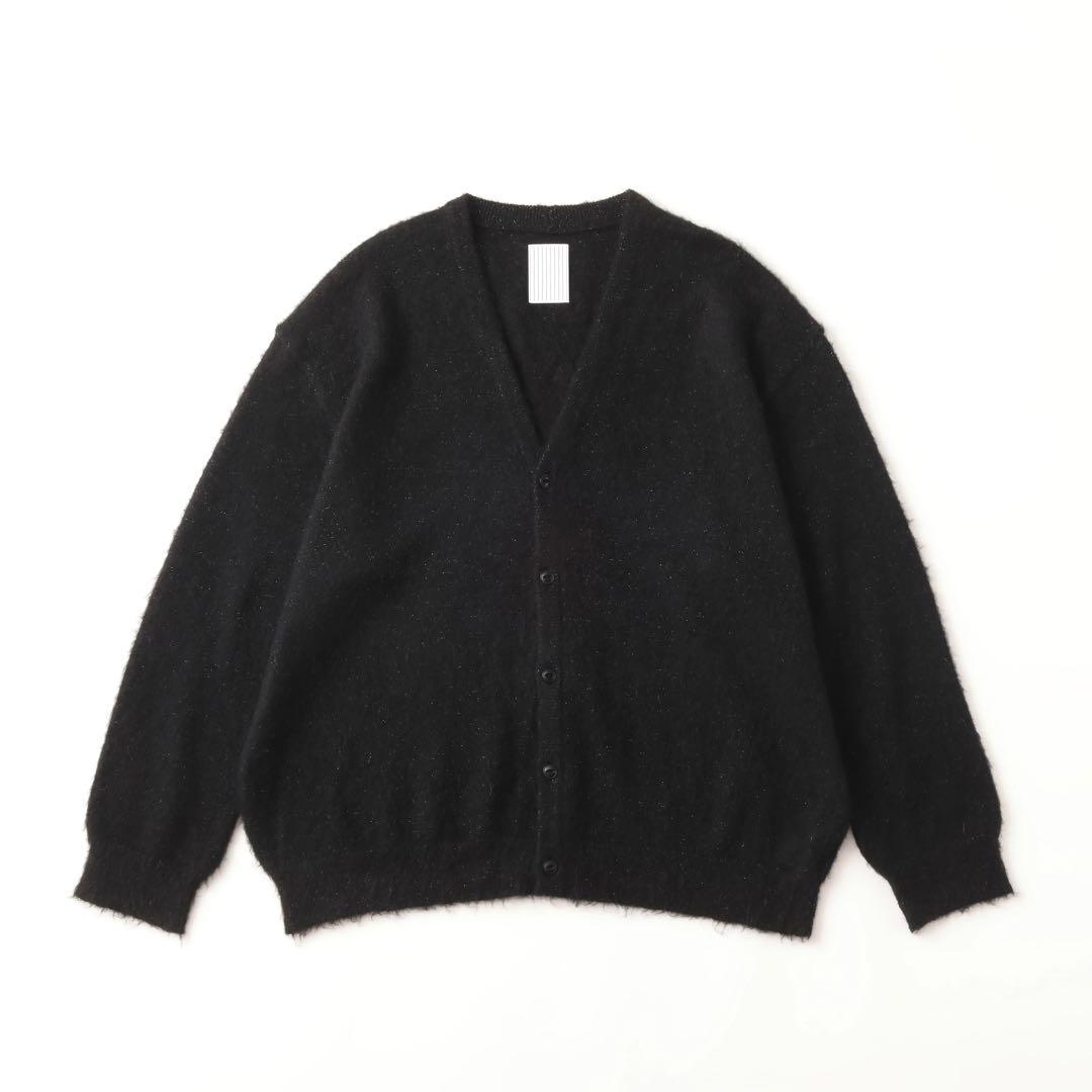 トップス S.F.C LAME MOHAIR CARDIGAN BLACK