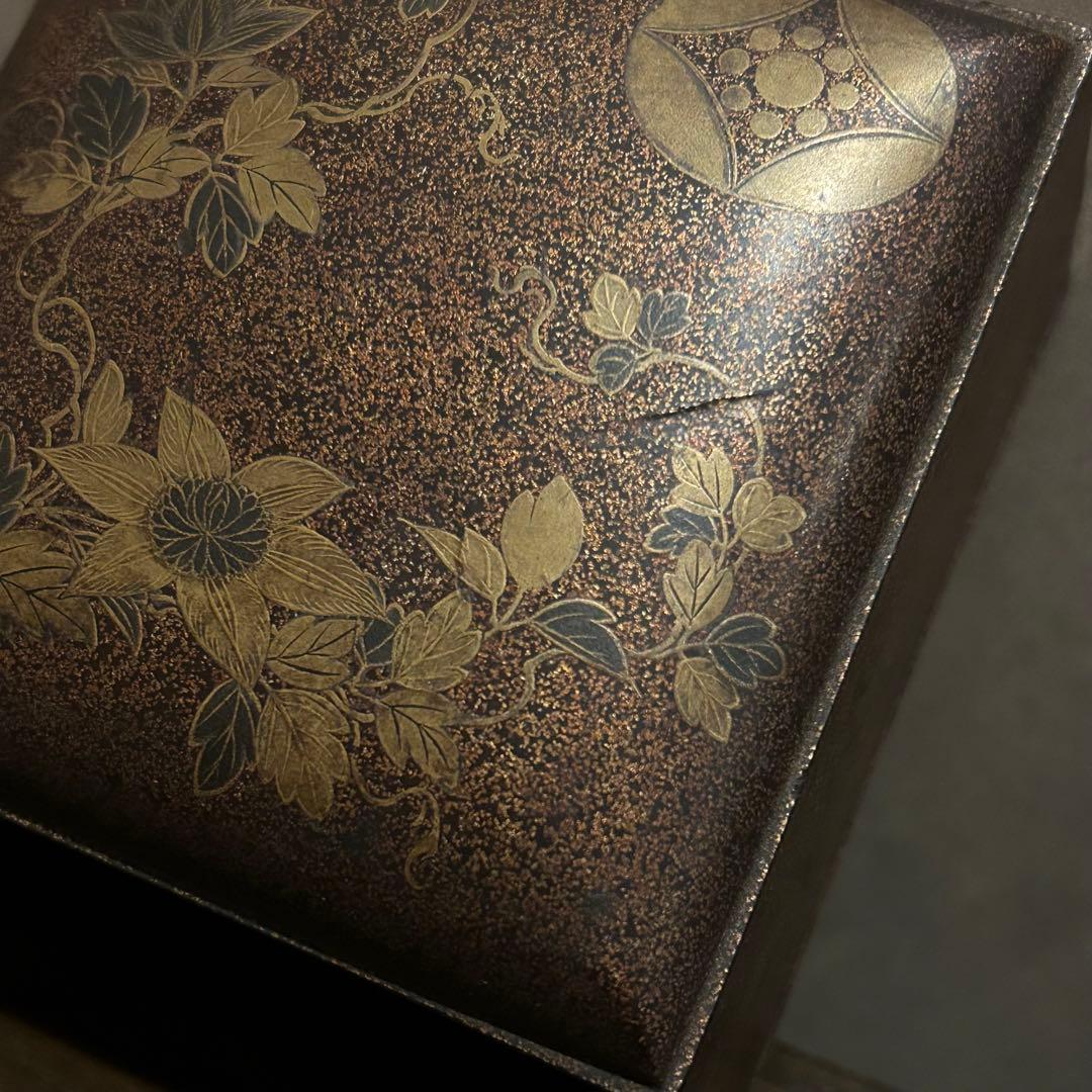 江戸時代　蒔絵　化粧箱　小物入れ　骨董　アンティーク