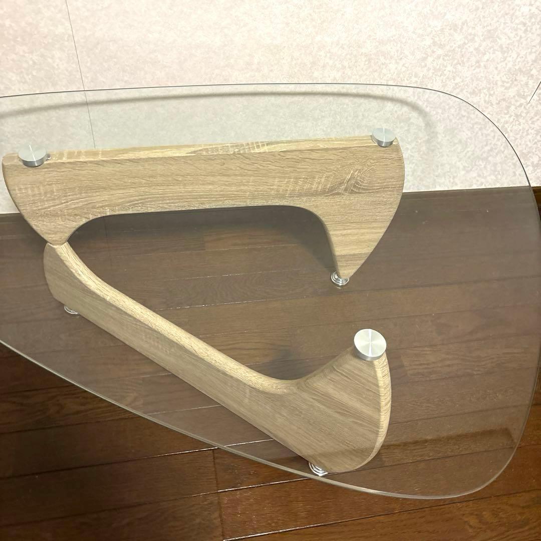 【美品】イサムノグチ コーヒーテーブル ガラス リプロダクト ※直接お渡しのみ