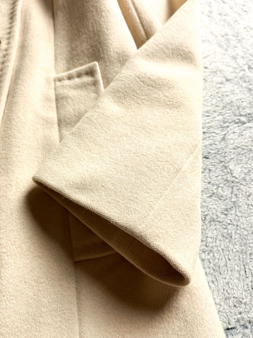 【BURBERRY LONDON】裏地ノバチェック ダブルブレストロングコート