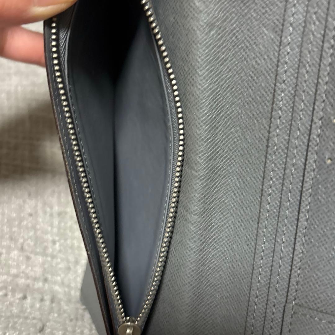 ルフィ様【ルイヴィトン】長財布　美品　グレー　箱付き