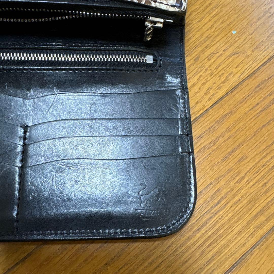 アルズニ　長財布ダイヤモンドパイソン3点セット‼️超美品‼️