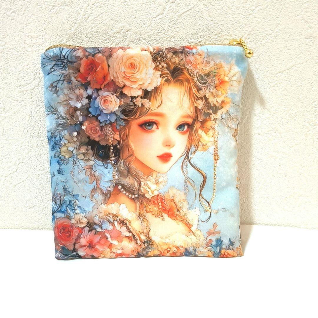 Yourelia様】ハンドメイドオーダー★犬　女の子★巾着バッグ&ポーチ　5点