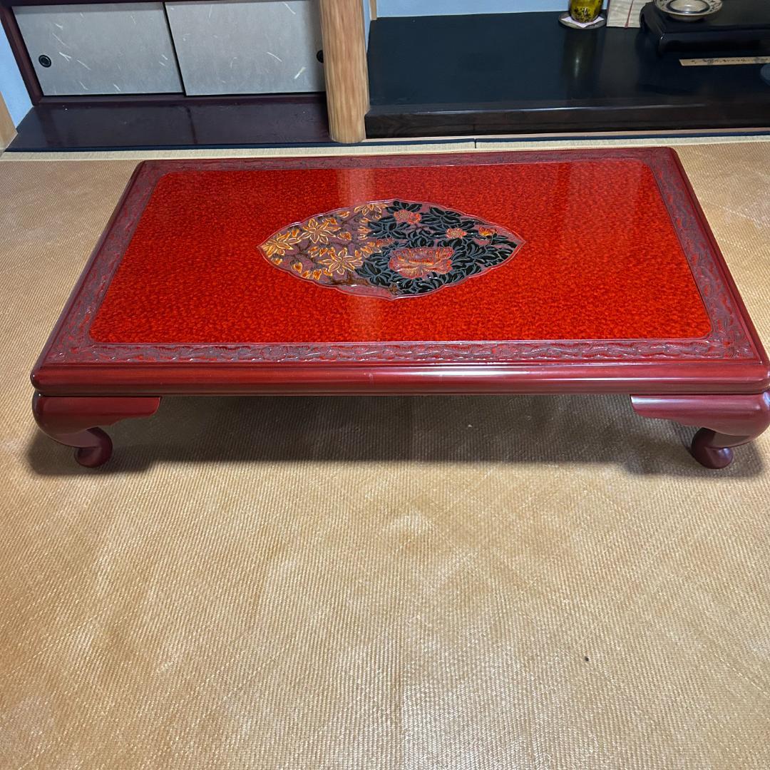 鎌倉彫　和風座卓