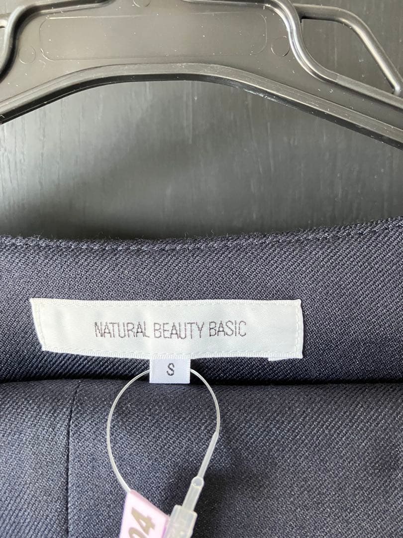 NATURAL BEAUTY BASIC スーツS ネイビー 入学式 4点セット