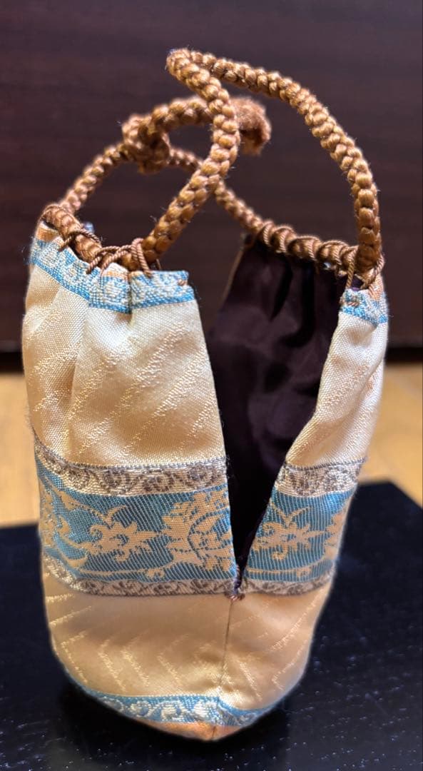 古瀬戸茶入　八十二作　茶道具 陶器製 円筒形 茶色