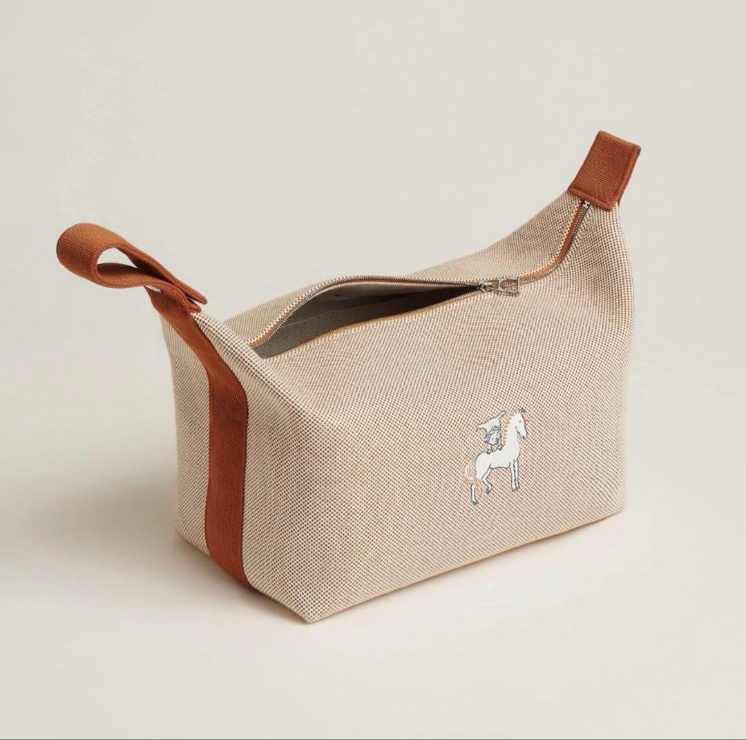 新品未使用　希少　エルメス　ブリッドアブラック　カブリオル　GM ビスキュイ