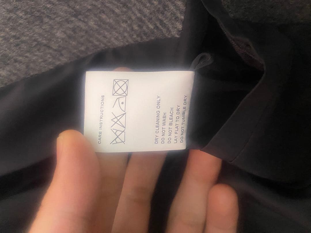 【深水光太着用】AMOMENTO WOOL RAGLAN COAT