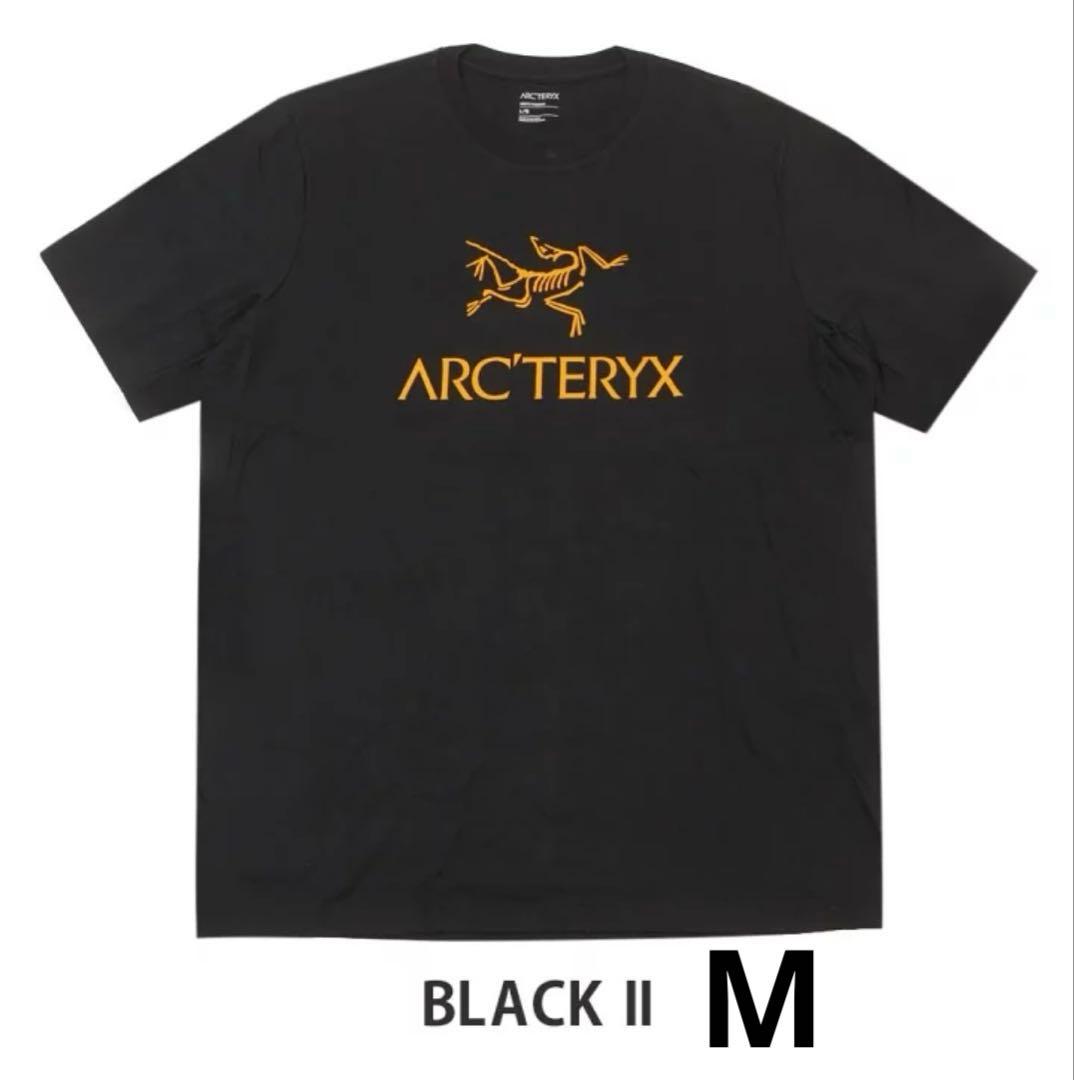 ARC'TERYX アークワード ロゴ ショートスリーブ　ブラック Mサイズ