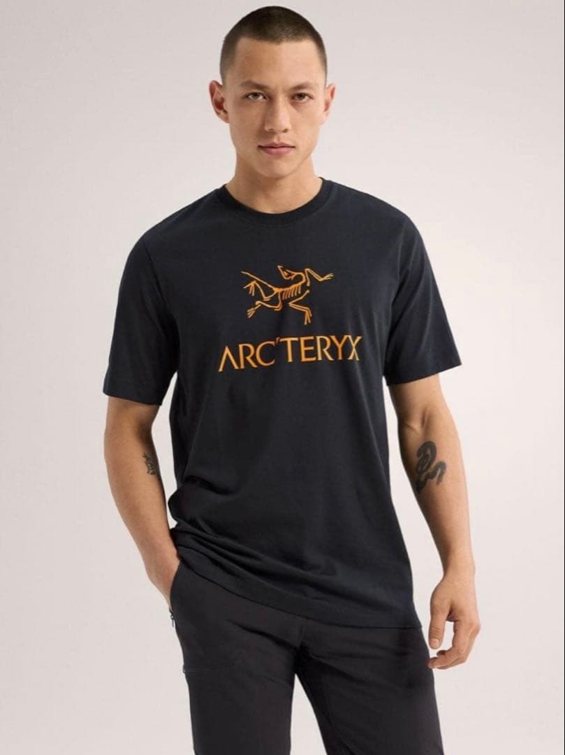 ARC'TERYX アークワード ロゴ ショートスリーブ　ブラック Mサイズ