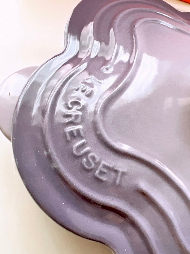 【LE CREUSET】ル・クルーゼ プレート フルール フラワー 鍋 ２０cm