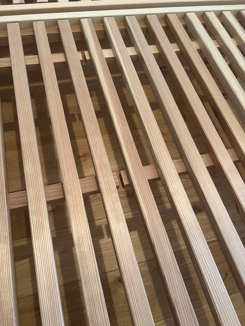 日本製　TOKOTOKO（トコトコ） すのこベッドフレーム/シングル　b