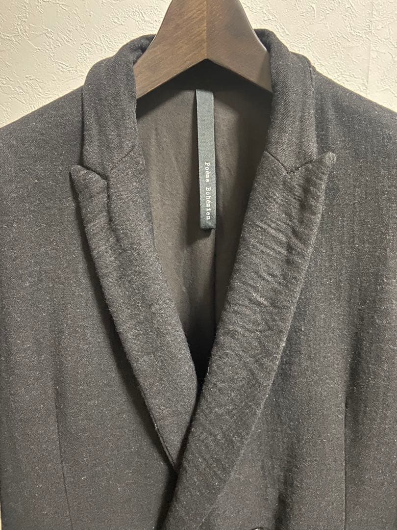 Podme Bohemien ポエムボヘミアン　メンズダブルボタンコート