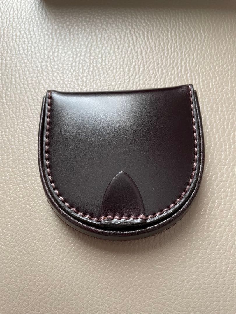 土屋鞄製造所 馬蹄型ケース　ボルドーブラウン