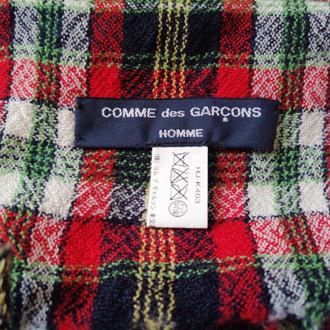 COMME des GARCONS HOMME チェックマフラー