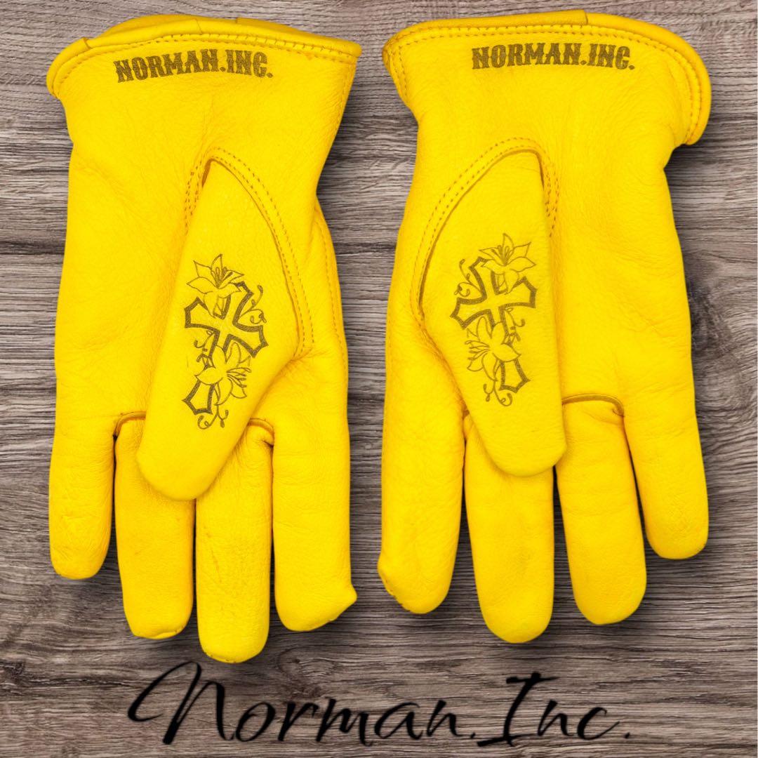 モモンガ　グローブ　黄色　サイズM