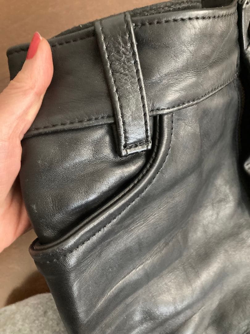 Vanson Made in USA 本革黒 ライダース ライディング W29
