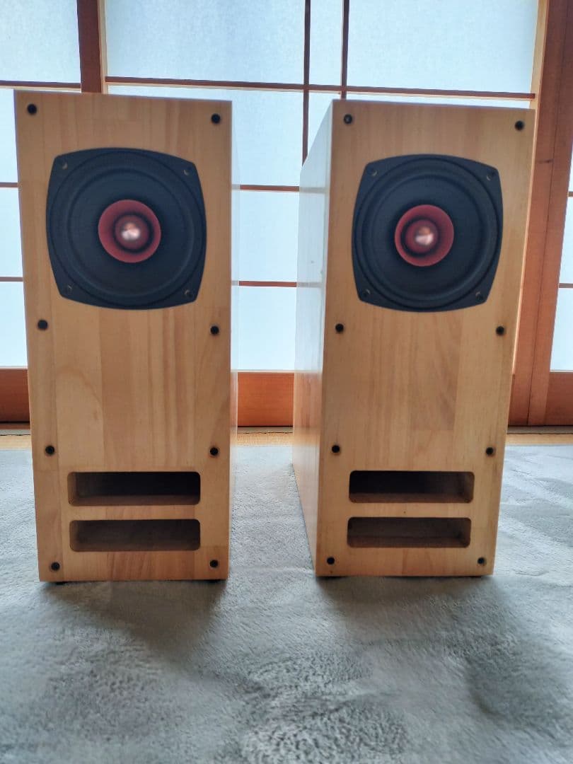 マツモト工芸さん　バックロードスピーカwooden10cm