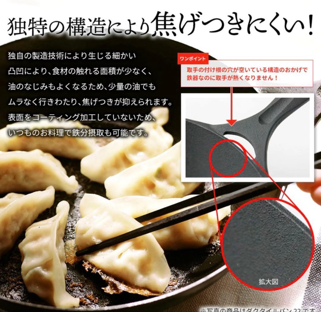 岩鉄鉄器　フライパン　26cm 新品　外箱付