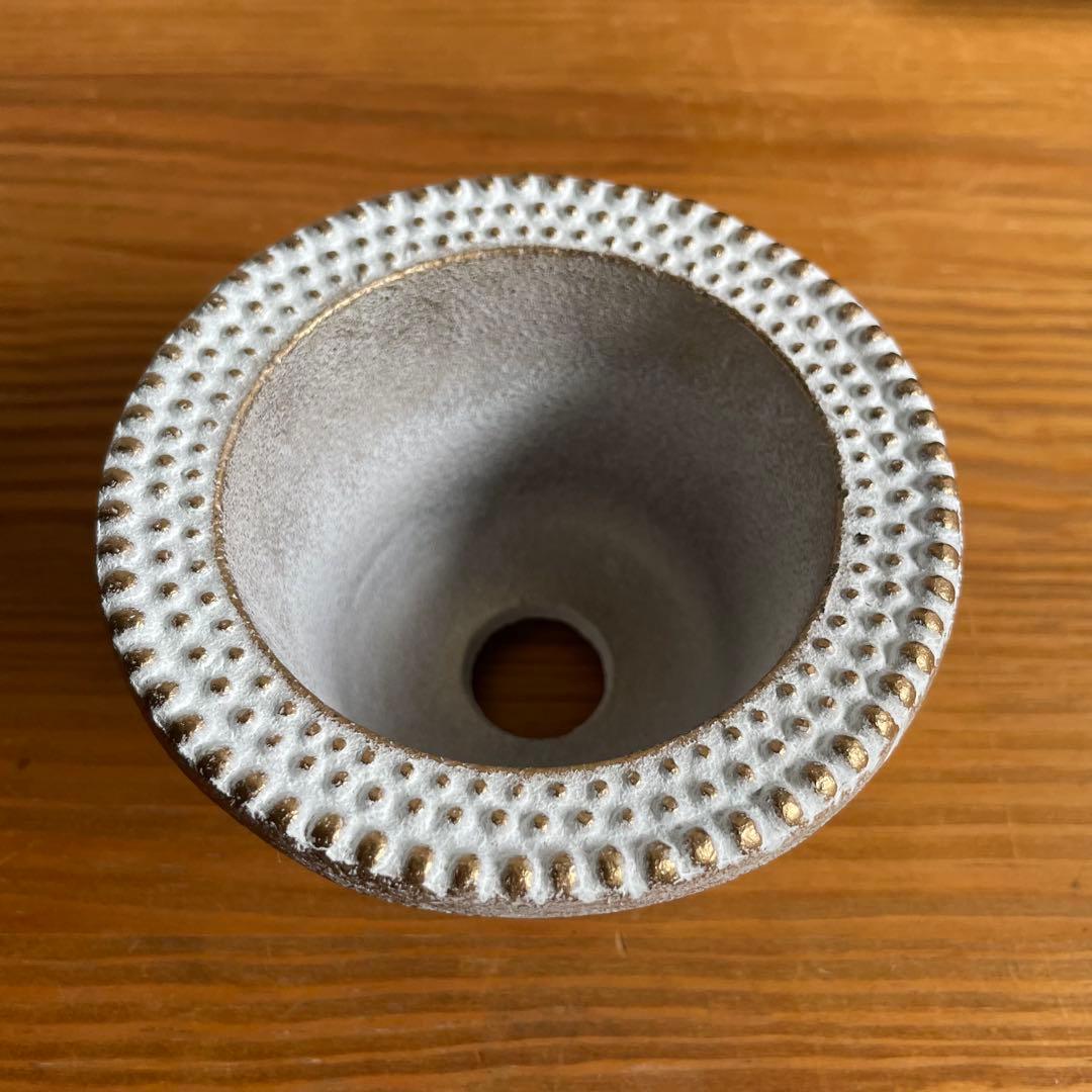 【南部鉄器】JIBLANT ジブラント 植木鉢 南部鉄鉢 ARARE 白金色