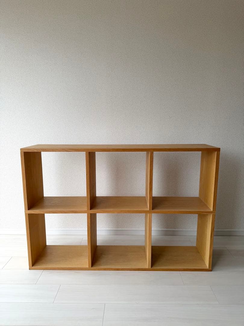 無印良品 スタッキングシェルフセット・3段・オーク材