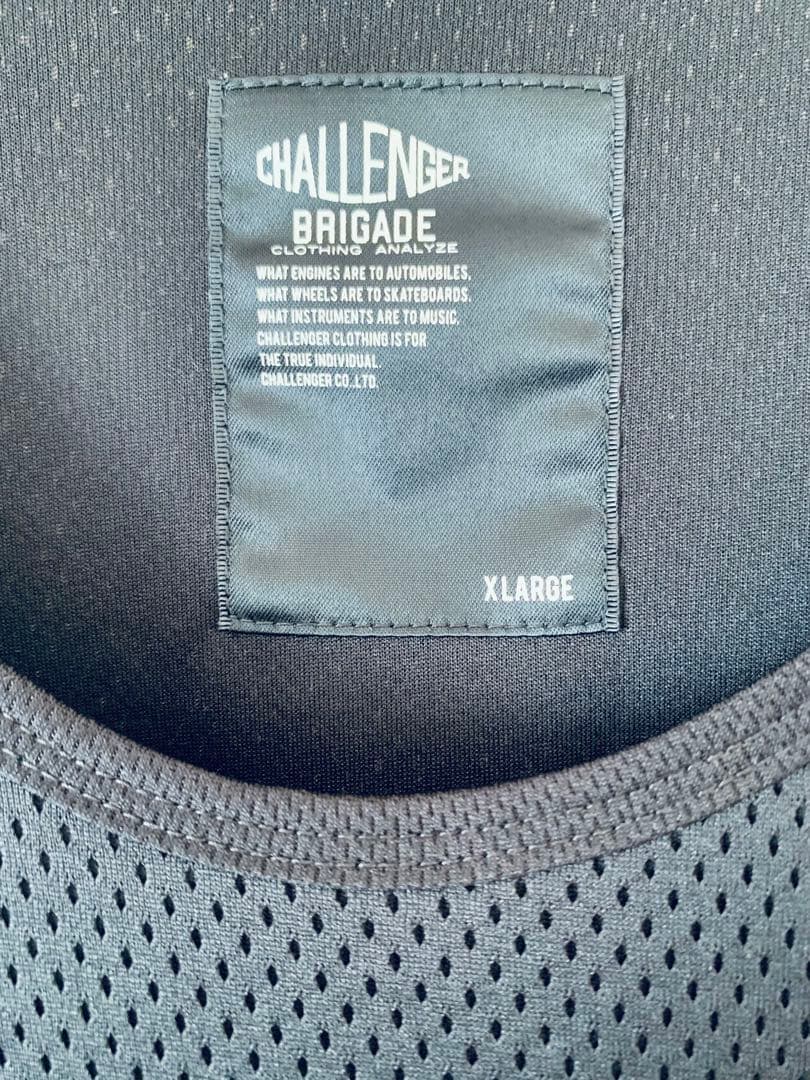 トップス CHALLENGER LOGO MESH TANK TOP Black