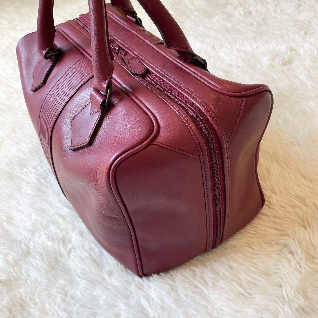 良品★SAINT LAURENT ✨イヴ・サンローラン　レザー ミニボストン