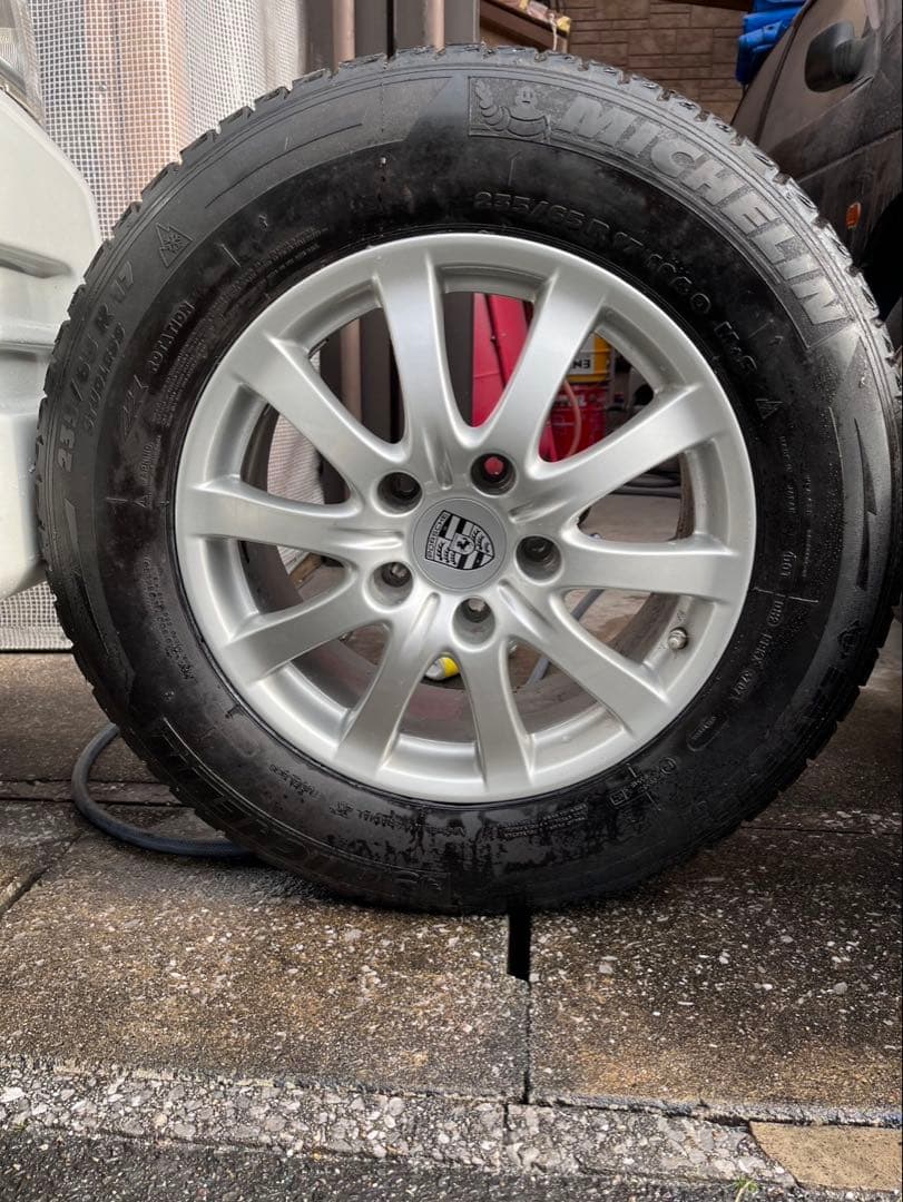 ポルシェ純正アルミホイール　スタッドレスタイヤ　17インチ