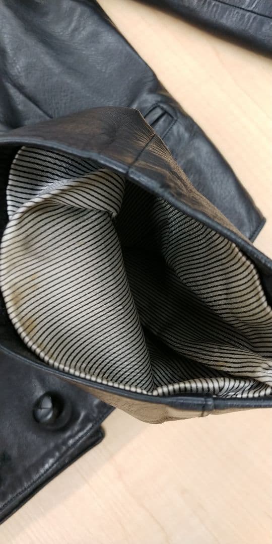 agnes b. アニエスベー レザージャケット ライダースブルゾン レディース