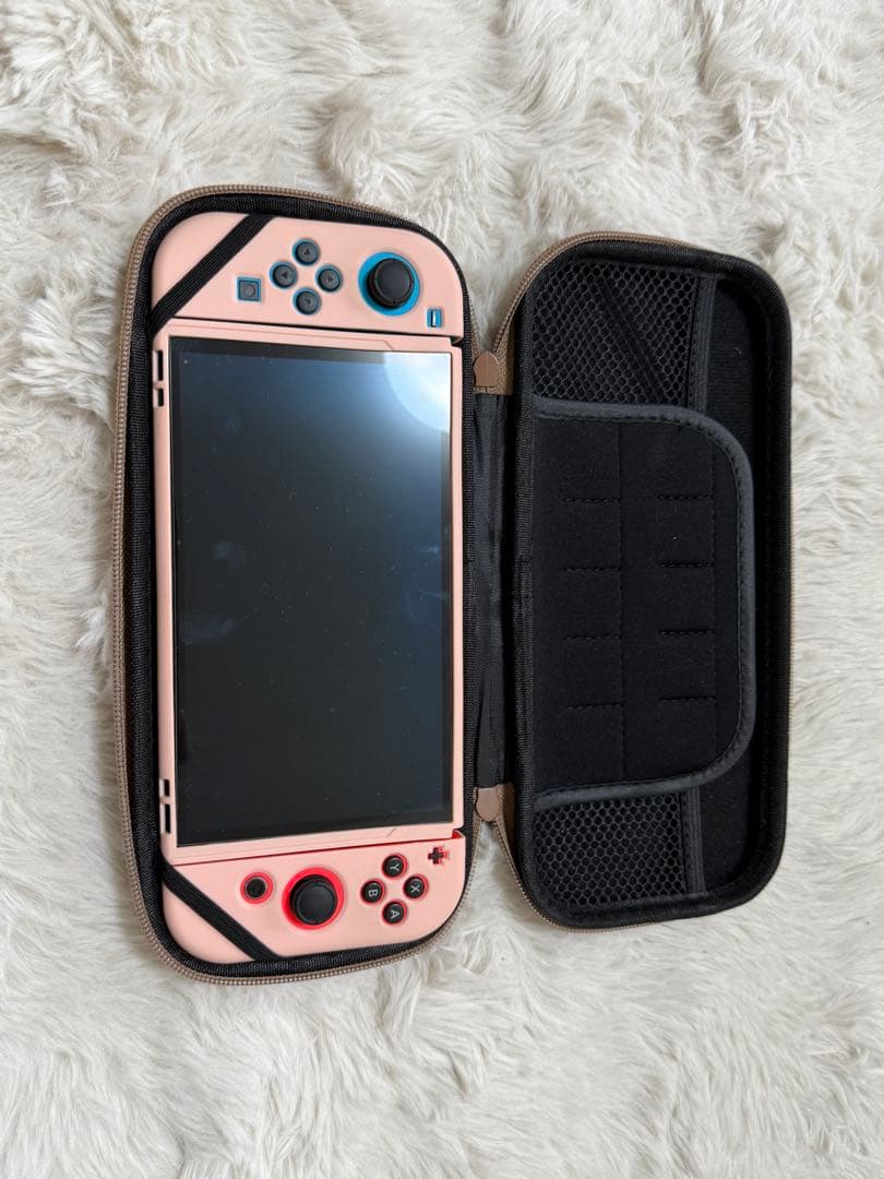 Nintendo Switch 本体 レッド/ブルー ケース付き