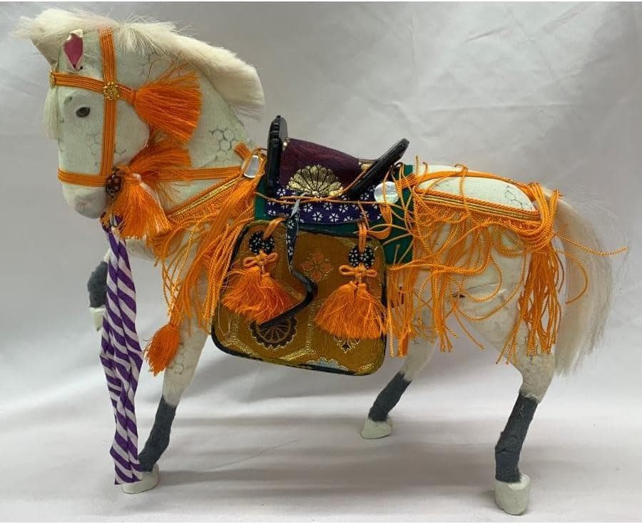 五月人形 S 白馬 五月道具 小道具 馬飾り うま ウマ 節句飾り