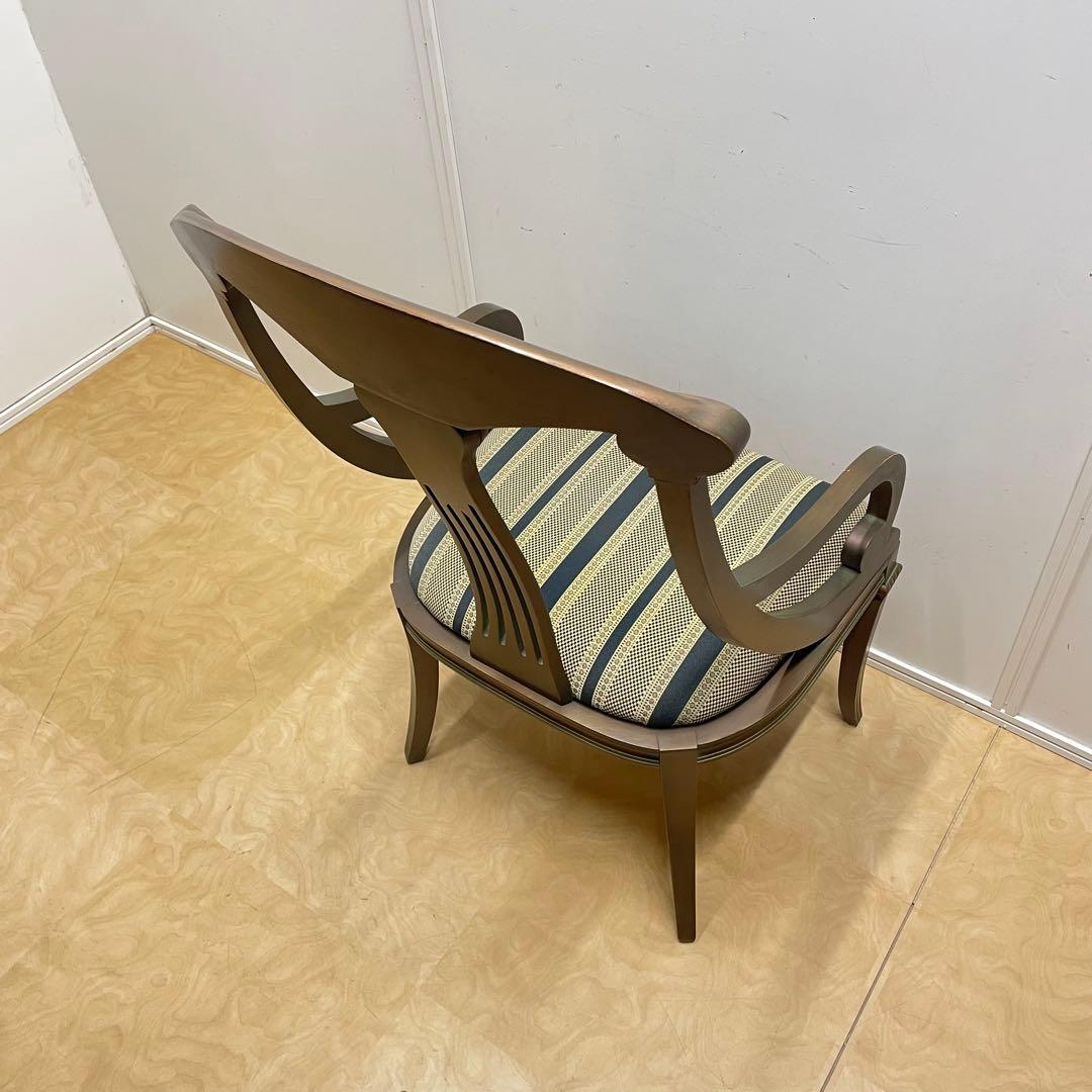 アンティーク調アームチェア①ダイニングチェア チェア 椅子 イス ロココ調