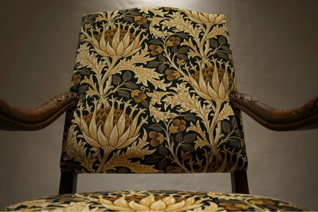 英国アンティーク アームチェア 椅子　ソファWilliam Morris
