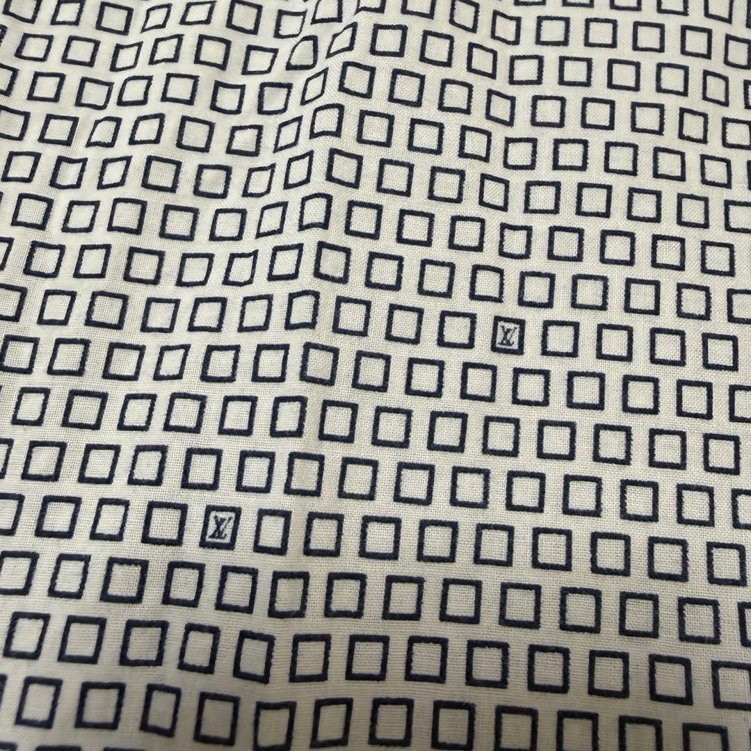 【美品】LOUIS VUITTON 長袖 ワイシャツ シャツ 総柄 ロゴ 38