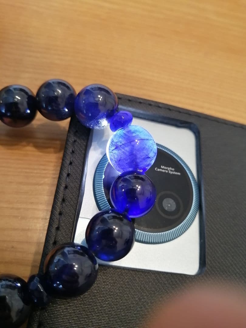 大玉！レア！美しい！！貴重なダークサファイアブレスレット！！