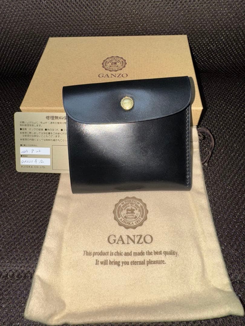 ganzo本店限定　エンカウントウォレット　コードバン