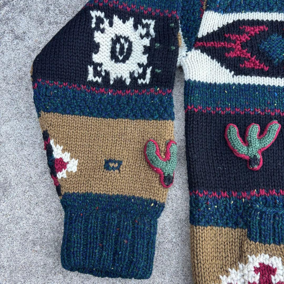 vintage 3Dニット カウチン ネイティブ アメカジ シティボーイ