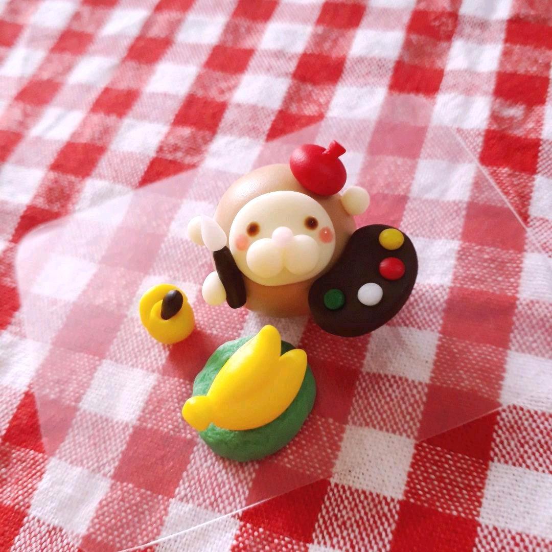 絵描きのお猿さん♡バナナ付き