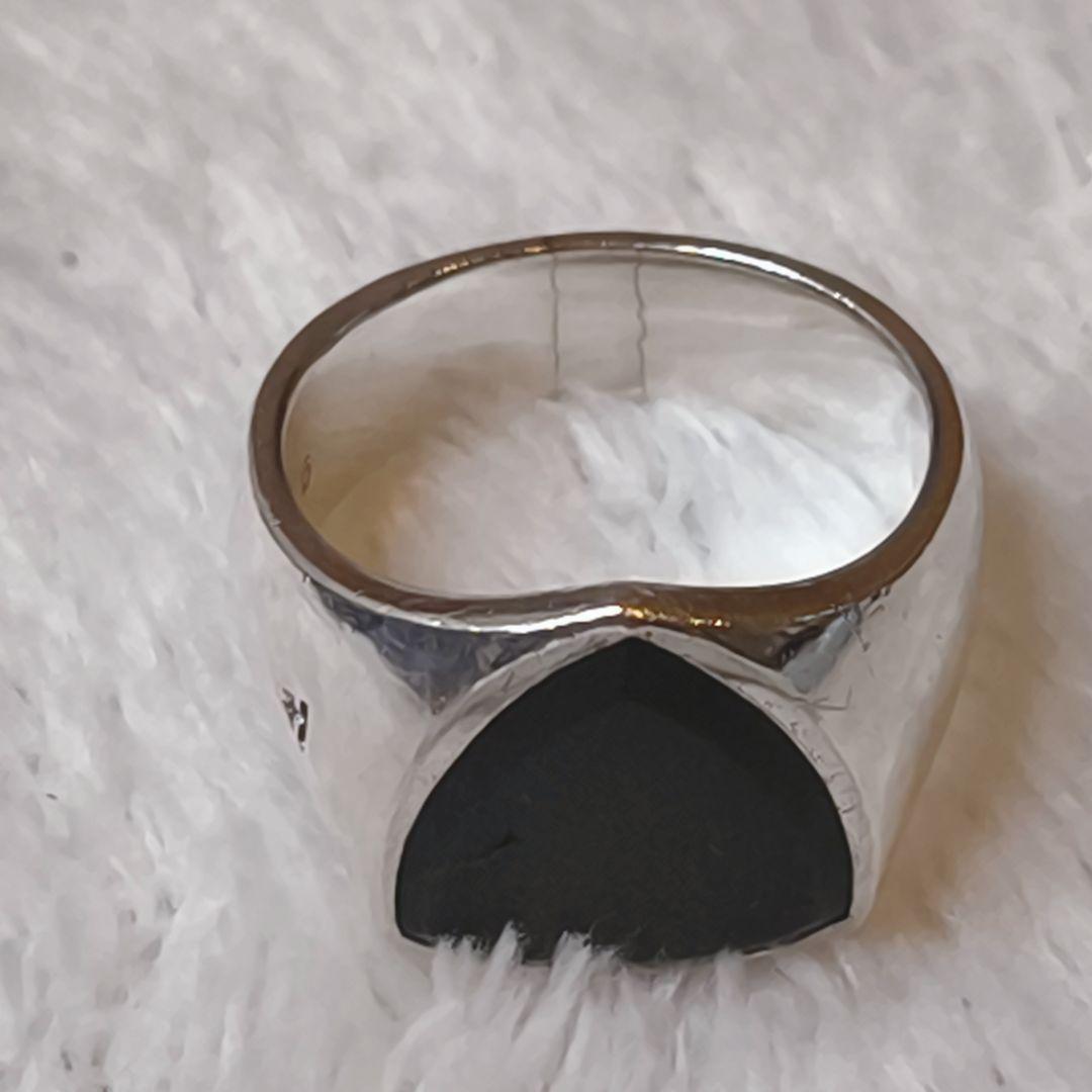 TOM WOOD Shield Black Onyx リング 54 14号相当