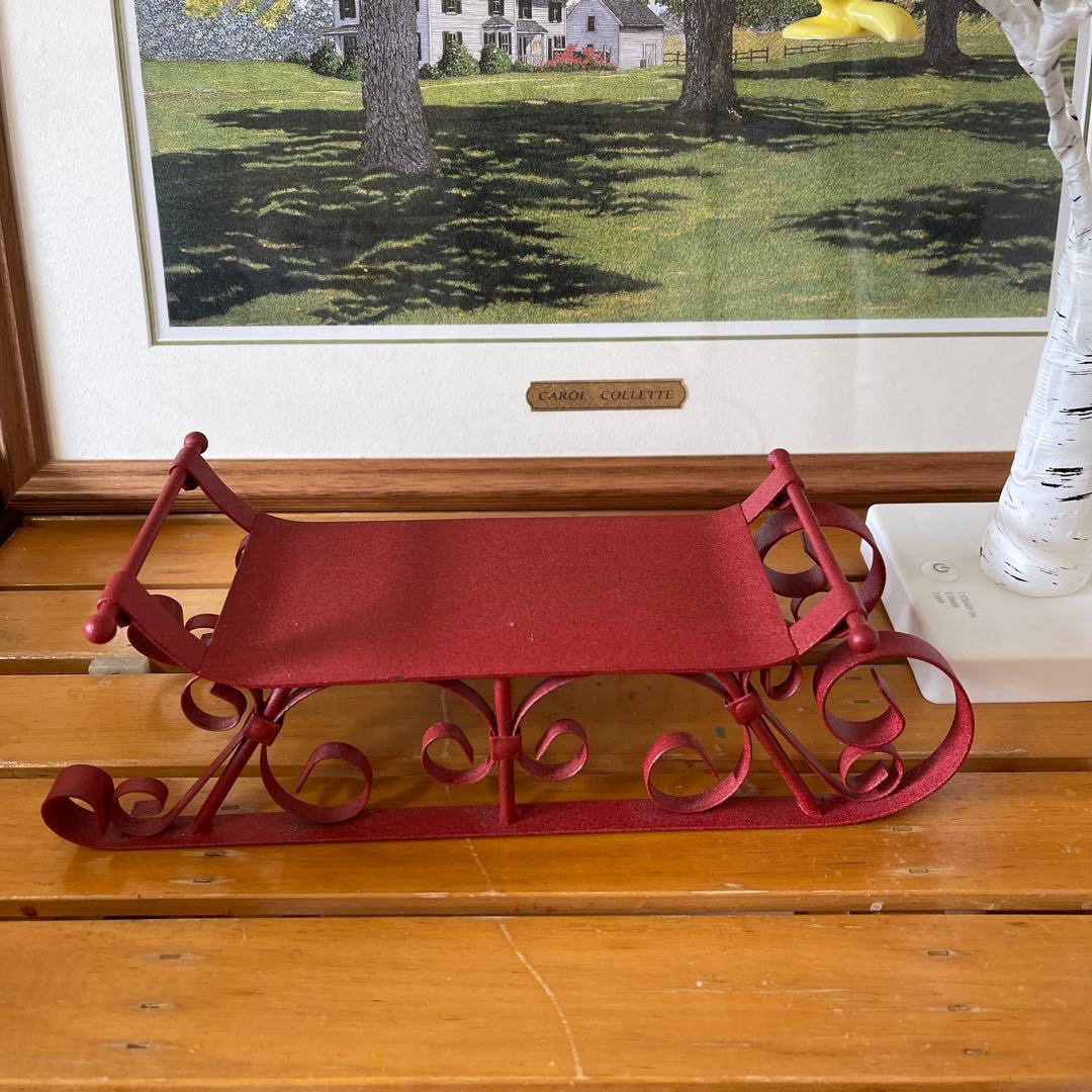 ロンガバーガー　クリスマスバスケット　バスケット　かご　アンティーク