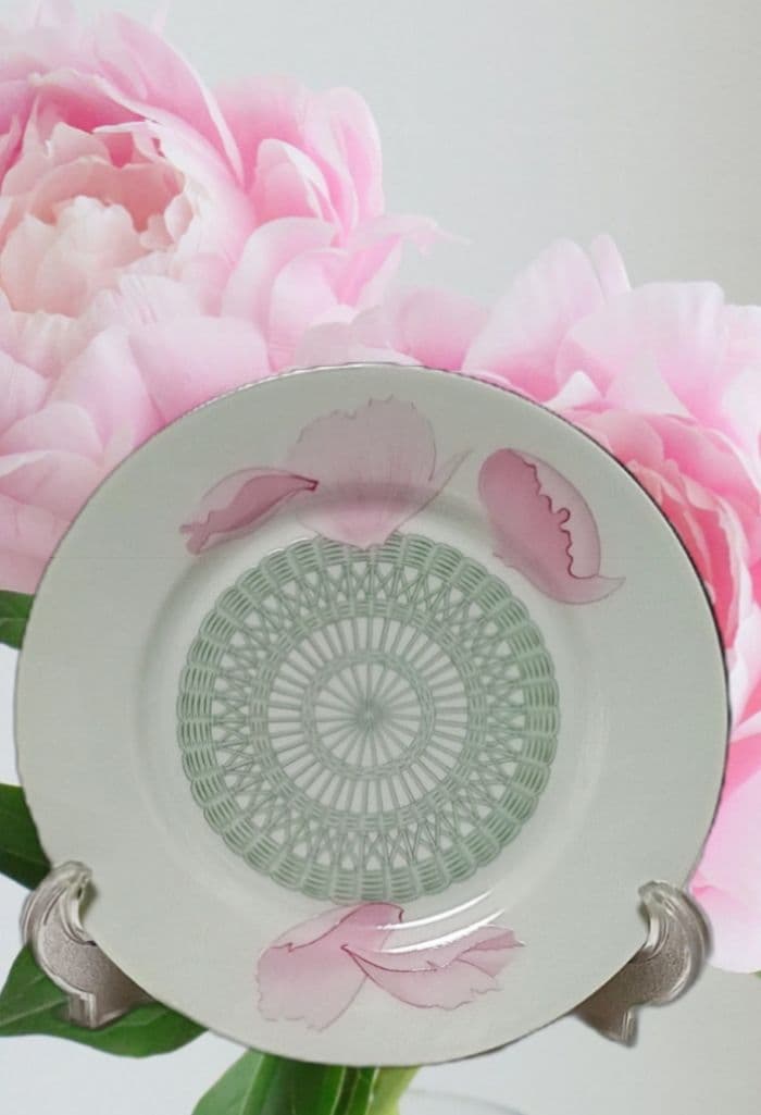 エルメス ピヴォワンヌ 芍薬 プレート 皿 4枚 美品セット