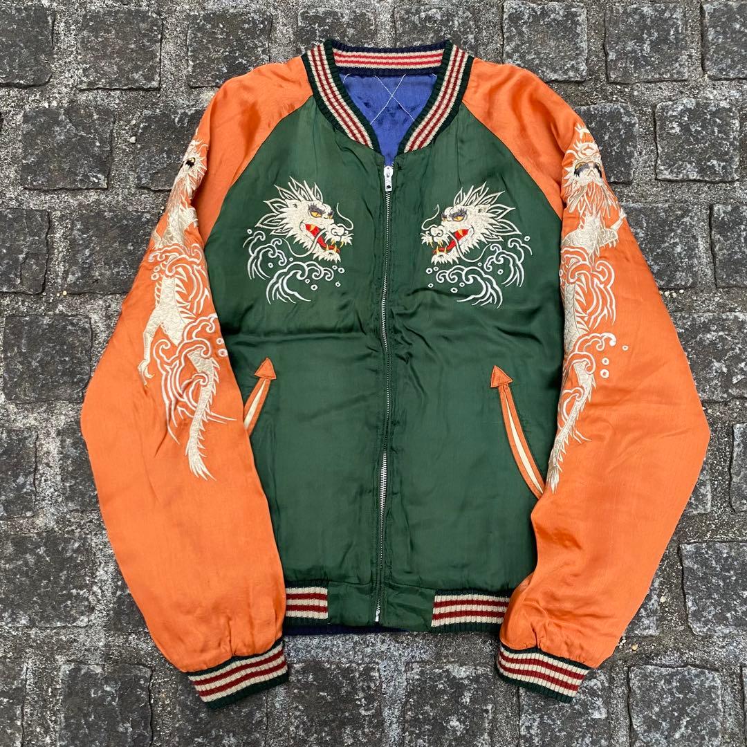 一点物　CROPPED HEADS スーベニアジャケット　和柄